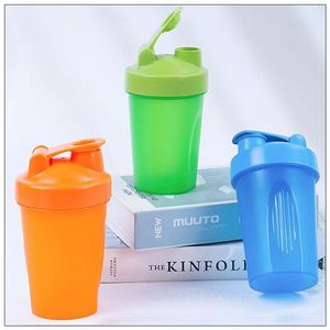 Wholesale Pink Minimalist <b>Plastic</b> On-The-Go Graduated Markings Protein Shaker Cup for Summer - Product Image 6