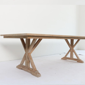 Nước Pháp Rắn Gỗ Sồi Có Thể Gập Lại Hình Chữ Nhật Bàn Ăn Cho Tiệc Cưới Tổ Chức Sự Kiện - Product Image 2