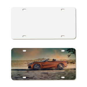 Placas de Matrícula de Sublimación al por Mayor Prosub, Impresión Personalizada en Blanco, Placas de Matrícula de Aluminio para Sublimación de 3''*6'' - Product Image 3