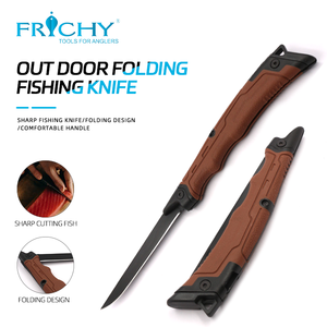 XN211 OEM cuchillo de filete de pesca hoja de acero inoxidable mango suave para exteriores cuchillos de pescado para acampar para pescar al aire libre - Product Image 3