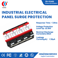 Dispositif de protection contre les surtensions AC 4P 100kA Type T2 385V Rail DIN Panneaux électriques industriels triphasés enfichables