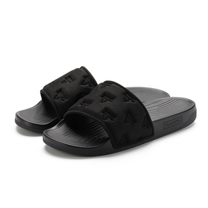 Xsheng <span class=keywords><strong>Nice</strong></span> Custom Slide Sandals Zapatillas ligeras Bordado en relieve Logo Suede Build-Your-Own Premium Slide Sandals - Product Image 1