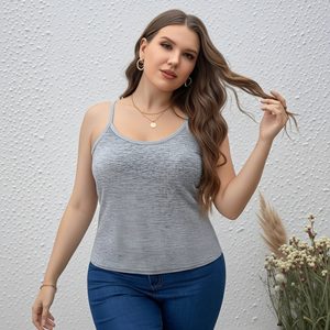 Large-size <strong>Best</strong>-selling Women's Sexy Bandeau Top with <strong>Built</strong>-in <strong>Bra</strong> Women's Sleeveless Underwear Women's <strong>Tank</strong> Tops for Sport - Product Image 2