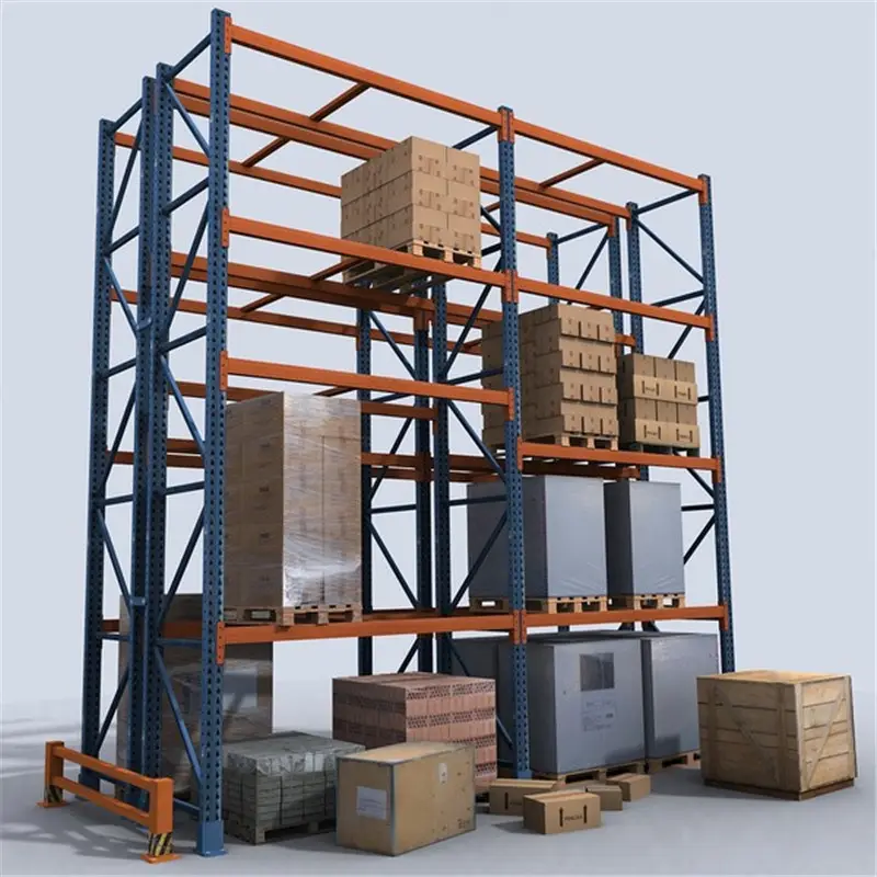 Pallet racking storage standard rack for logistic warehouse with RFID pallet tracking system