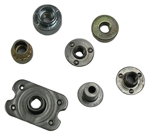 Flange Nut M10 Metric Zinc Plated Class 8.8 Right Hand <b>Thread</b> CNC Machined Flat Head Industrial Fastener - Product Image 6