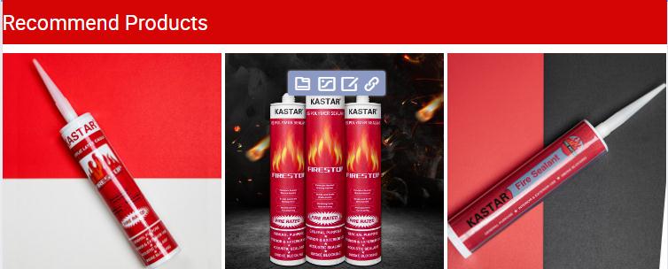 KASTAR No Smell Waterproof Coating&Paint Caulking Silicone Polyurethane Sealant Adhesives Glue Fireproof PU Sealant