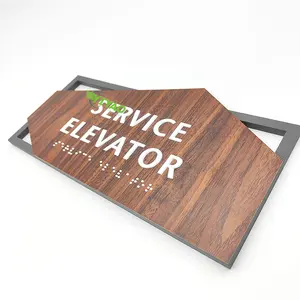 YIYAO Door Address Plaque Acrylic Ada Signage For Office