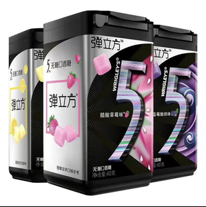 5 GUMs <span class=keywords><strong>Menthe</strong></span> Fraise Glacée Citron Assortiment de Gommes Aromatisées aux Fruits - Product Image 3