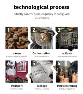 Agent auxiliaire chimique de raffinage d'or Granules de charbon actif pour le traitement de l'eau et la récupération de l'or - Product Image 6