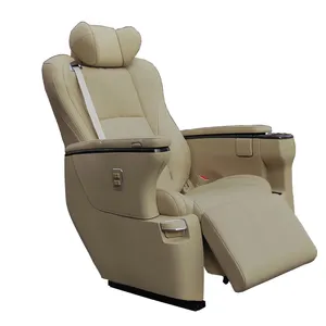 Asiento de capitán reclinable de coche modificado de limusina Vip Rv Suv de lujo para furgoneta para Toyota Hiace