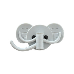 Elephant Shaped <b>Hooks</b> Wall Mounted Adhesive Removable For <b>Kitchen</b> Bathroom Storage - Product Image 5