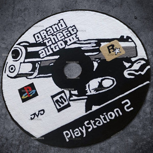 Tapis personnalisé, tapis d'intérieur, tapis 3D <span class=keywords><strong>Grand</strong></span> Theft Auto, tapis touffeté, logo fait main, tapis en acrylique GTA - Product Image 1