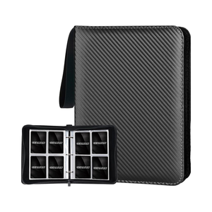 Bán buôn pokemo Ned giao dịch thẻ chất kết dính 4-Pockets zippered <span class=keywords><strong>PU</strong></span> thư mục cho thẻ tín dụng lưu trữ - Product Image 1