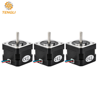 Moteur pas à pas hybride bipolaire Nema 17 à 2 phases, couple élevé, 1,8 degré, 4 fils, 0,65 N.m pour imprimante 3D et routeur CNC