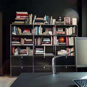 Mobile TV Modulare in Acciaio Inossidabile dal Design Moderno e Semplice, <span class=keywords><strong>Credenza</strong></span> Decorativa, Libreria da Terra per Ingresso - Product Image 4