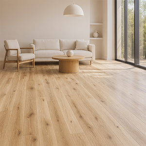Piso de Madera de Nogal Americano Natural de Estilo Hickory con Nudos, Tablas Anchas, para Distribuidores, Constructores y Suministro Interior - Product Image 1