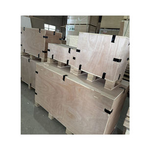 Plywood Foldable Collapsible Stackable Logistics Storage Box <strong>Packing</strong> <strong>Crates</strong> for Solar Panel - Product Image 3