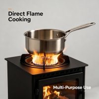 Cheminée de cuisson et de chauffage au bois personnalisée, certifiée CE, disponible en ODM pour le marché européen