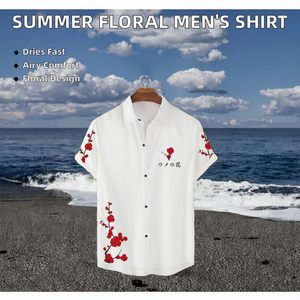 Fitspi <span class=keywords><strong>chemise</strong></span> hawaïenne hommes séchage rapide Poly rayonne grande <span class=keywords><strong>taille</strong></span> simple boutonnage à manches courtes station <span class=keywords><strong>chemise</strong></span> en vrac en gros - Product Image 2