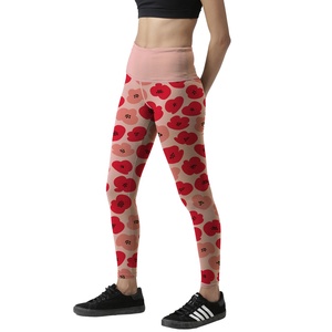 Venta al por mayor de ropa deportiva de entrenamiento sin costuras ropa de fitness pantalones de yoga de alta calidad conjunto de tela de punto estampados personalizados ¡Bienvenido! - Product Image 1