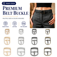 Boucles de ceinture réglables robustes en alliage de zinc de 30 mm pour sacs et colliers de chien