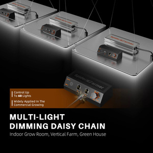 תאורת לד לגידול צמחים 200W 3x3 רגל, עמעום, ספקטרום מלא, דגם Spider Farmer SF2000 Pro Top Board, ל-3 צמחים - Product Image 6