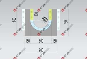 Modern Reusable ABS <b>Plastic</b> Formwork for Drainage <b>Channel</b> and Foundation Wall Construction - Product Image 3