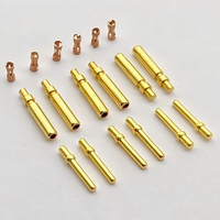 Connecteur Honsan DIY pour écouteurs, borne 0,78 mm, laiton plaqué or, cuivre, mâle-femelle, température de fonctionnement 300°C