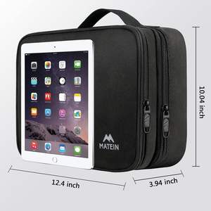 Free Sample Cheap Travel Organizer Bag Waterproof <b>Case</b> Double Layer Organize Electronic Cable <b>Charger</b> Power Bank <b>Phone</b> - Product Image 3