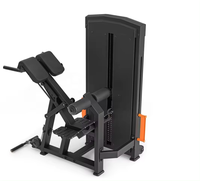 Équipement de musculation professionnel à sélection de charge par pignon pour exercices d'extension dorsale