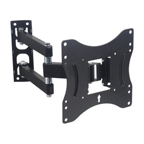 soporte para tv de doble brazo, compatible con pantallas de 10" a 42", permite ajustar y optimizar el ngulo de visin.