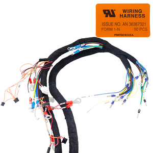 Adaptor Kabel <span class=keywords><strong>Harness</strong></span> Industri Kustom Konektor Aluminium Konduktor PVC Multi Terminal Multi Warna 100mm 12V Otomatisasi - Product Image 2