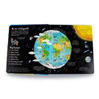 Livre pour enfants interactif à couverture rigide avec rabats et pages pop-up, impression personnalisée sur carton