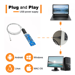 Xách tay góc rộng Loại C USB linh hoạt Ent y tế nội soi Máy ảnh mô-đun hệ thống 2.8 mét - Product Image 6