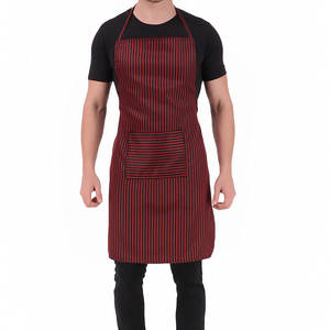 Delantal de camarero sin mangas de alta calidad, reutilizable, largo, con múltiples bolsillos, transpirable, lavable a máquina, de lona resistente. - Product Image 1