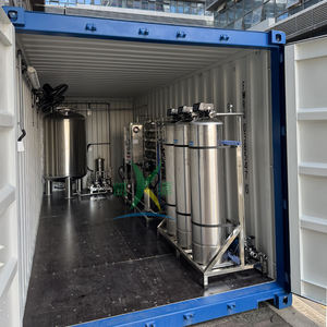 Machine de fabrication d'eau pure de type conteneur 1000LPH Équipement de purification d'eau à double étage Machines de traitement de l'eau pour dialyse - Product Image 5