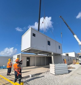 Unité de conteneur préfabriqué modulaire mobile standard de 20 pieds et 40 pieds pour appartement, abri pour réfugiés et logement d'urgence en cas de catastrophe - Product Image 1