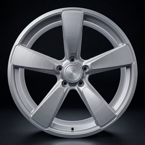 Jantes en aluminium forgé 6061-T6 à 5 branches, finition argent brossé, style rétro classique, 17-21 pouces, pour Porsche 911 930 964, voiture de <span class=keywords><strong>sport</strong></span> vintage - Product Image 3