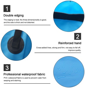 Tùy chỉnh xách tay PVC gấp Xô có thể gập lại lưu vực Túi lạnh hộp lưu trữ - Product Image 3