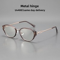 Lentes Fotocromáticas QUEJOEY, Lentes Planas Ultraligeras de Marco Completo, Gafas de Alta Gama con Bloqueo de Luz Azul para Miopía