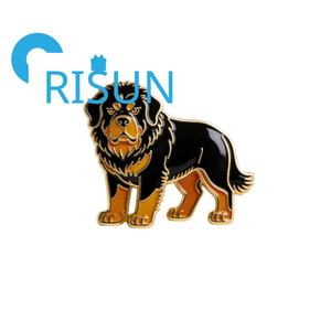 Broches en Émail Personnalisées en Métal en Gros, Terrier <span class=keywords><strong>Tibétain</strong></span>, <span class=keywords><strong>Mastiff</strong></span>, Chien, Émail, Étain, Broches de Revers, Badges, Cadeaux pour Amateurs de Chiens, Broche en Émail - Product Image 3