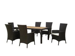 Hot Sale Rattan Round Shaped Garden Dining <strong>Table</strong> <strong>Chairs</strong> Dining Set - Product Image 6
