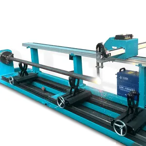 Máquina de corte de perfil de tubo de plasma portátil, 1560 econômica com dispositivo rotativo