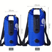 Mochila Impermeable de PVC para Deportes Acuáticos, Natación, Camping y Kayak, con Logotipo Personalizable
