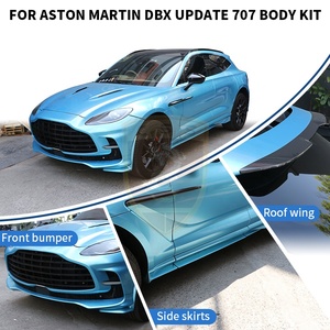 Kit carrosserie <span class=keywords><strong>Aston</strong></span> <span class=keywords><strong>Martin</strong></span> DBX Upgrade 707 en carbone sec et FRP : pare-chocs avant, feux de jour (DRL), jupes latérales, garde-boue arrière, embouts d'échappement, aileron de toit - Product Image 4