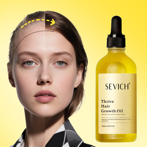 Huile essentielle de soins capillaires ordinaires nourrissante et réparatrice à l'extrait de romarin biologique avec étiquette personnalisée - Product Image 1