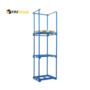 Palletainer de diseño apilable de acero Q235 de capacidad de 1000kg para almacenamiento de neumáticos en almacén - Product Image 2
