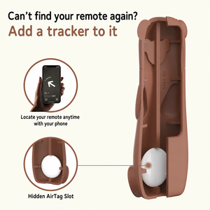 Custodia Protettiva in Silicone Morbido SIKAI Kawaii a Forma di Orsetto per <span class=keywords><strong>Telecomando</strong></span> Apple TV 4K Siri 2a/3a Generazione con Protezione Nascosta per AirTag - Product Image 5