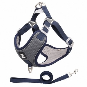 Arnés de seguridad para perro, accesorio ligero y personalizado, suave, ajustable, acolchado, capa de aire, con correa de goma, nuevo - Product Image 6