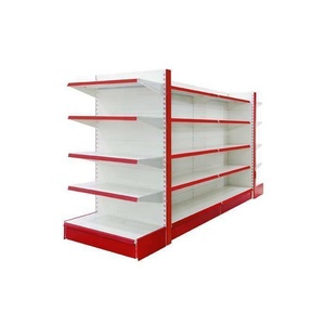 Estante perforado de doble <span class=keywords><strong>lado</strong></span> para <span class=keywords><strong>supermercados</strong></span> <span class=keywords><strong>al</strong></span> por mayor tienda de equipo de nuevo diseño góndola estante - Product Image 1